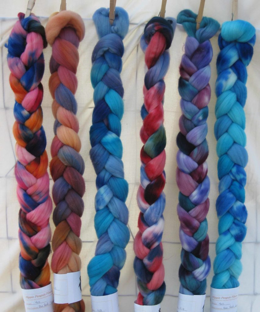 Hippie Penguin Fibers roving