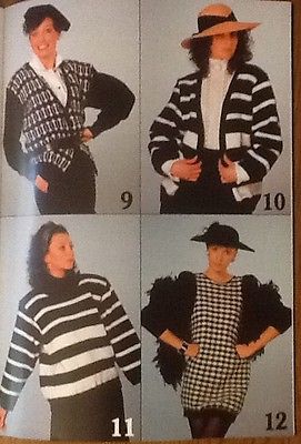 Bond Classic Knits in Black & White knitting machine Bond / USM / Ultimate OOP - Image 5