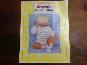 Simplicity Knits for Baby Bond USM Ultimate Sweater knitting Machine Pattern BK