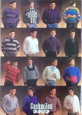 Cashmilon for Men Bond, USM, Ultimate sweater machine, Incredible, Pattern Book - Image 4