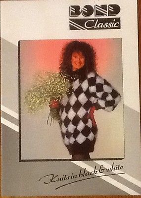 Bond Classic Knits in Black & White knitting machine Bond / USM / Ultimate OOP
