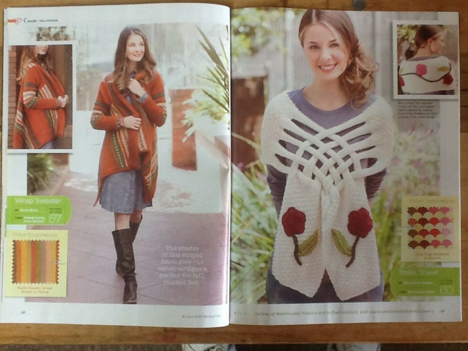 Knitting Today ! Magazine Aug/Sept 2011 25+ patterns Knit in Color Edward bear - Image 2