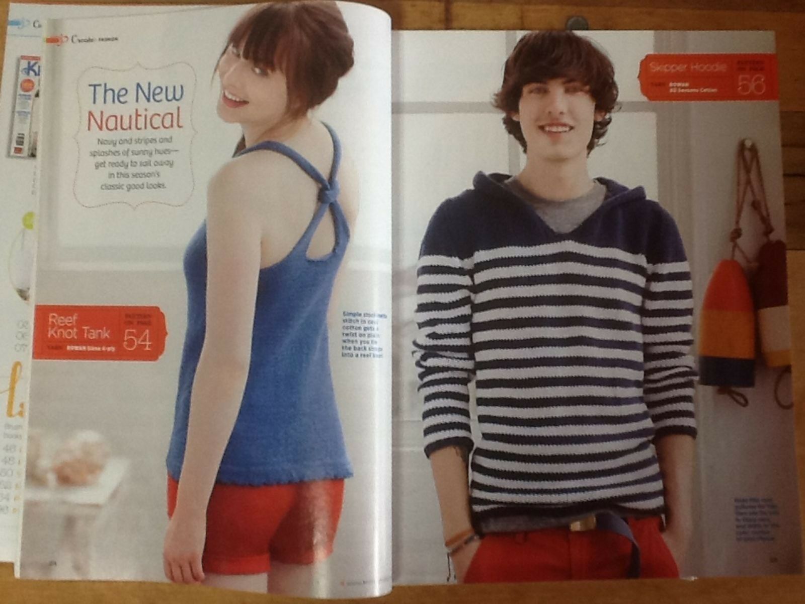 Knitting Today! Magazine June/July 2011 25+ Patterns Cast Away Nautical Knits - Image 4
