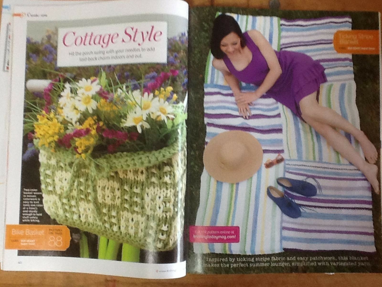 Knitting Today! Magazine June/July 2011 25+ Patterns Cast Away Nautical Knits - Image 6
