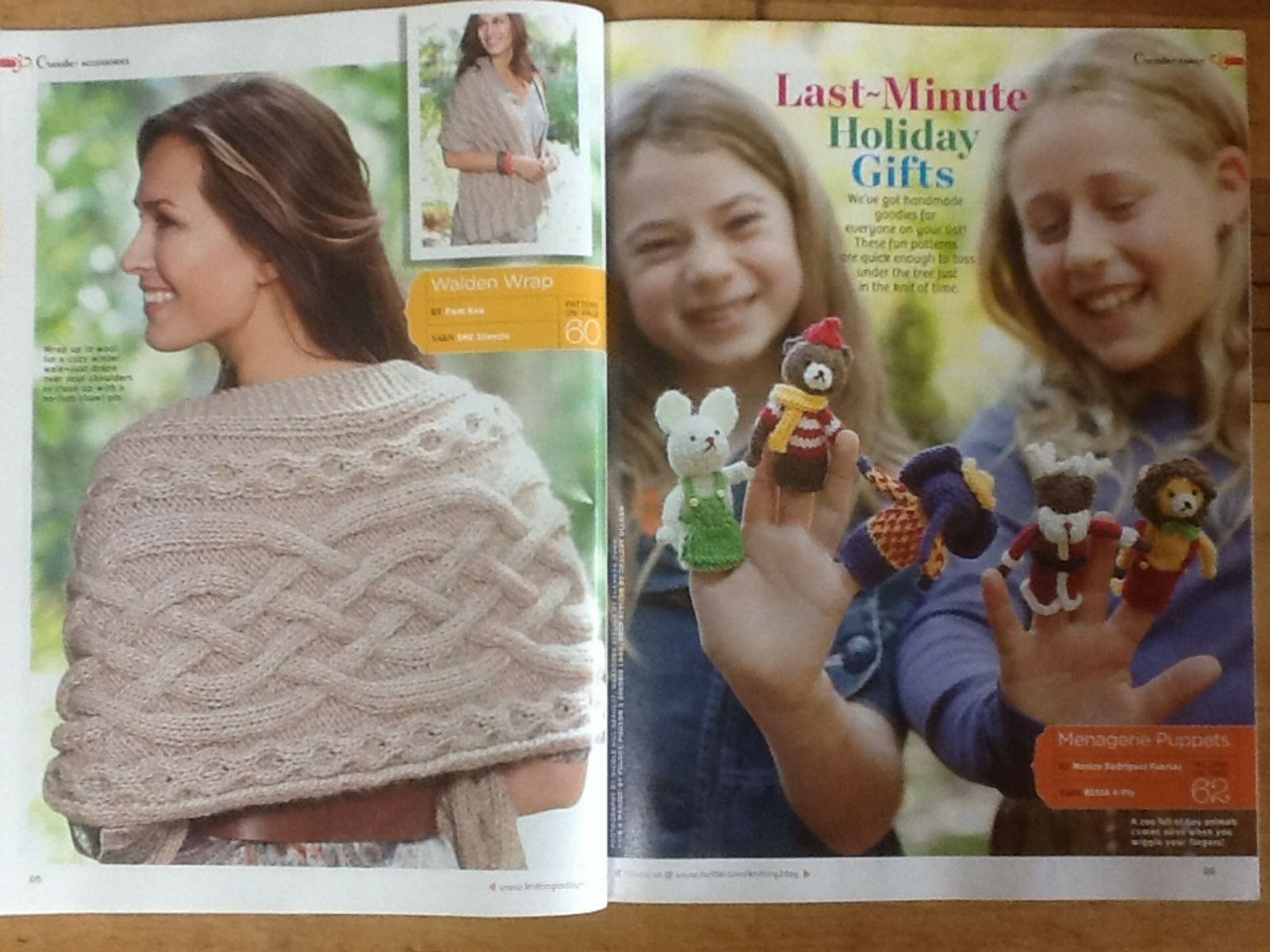 Knitting Today! Magazine Dec 2011/Jan 2012 25+ Patterns Quick Knits Edward Bear - Image 6