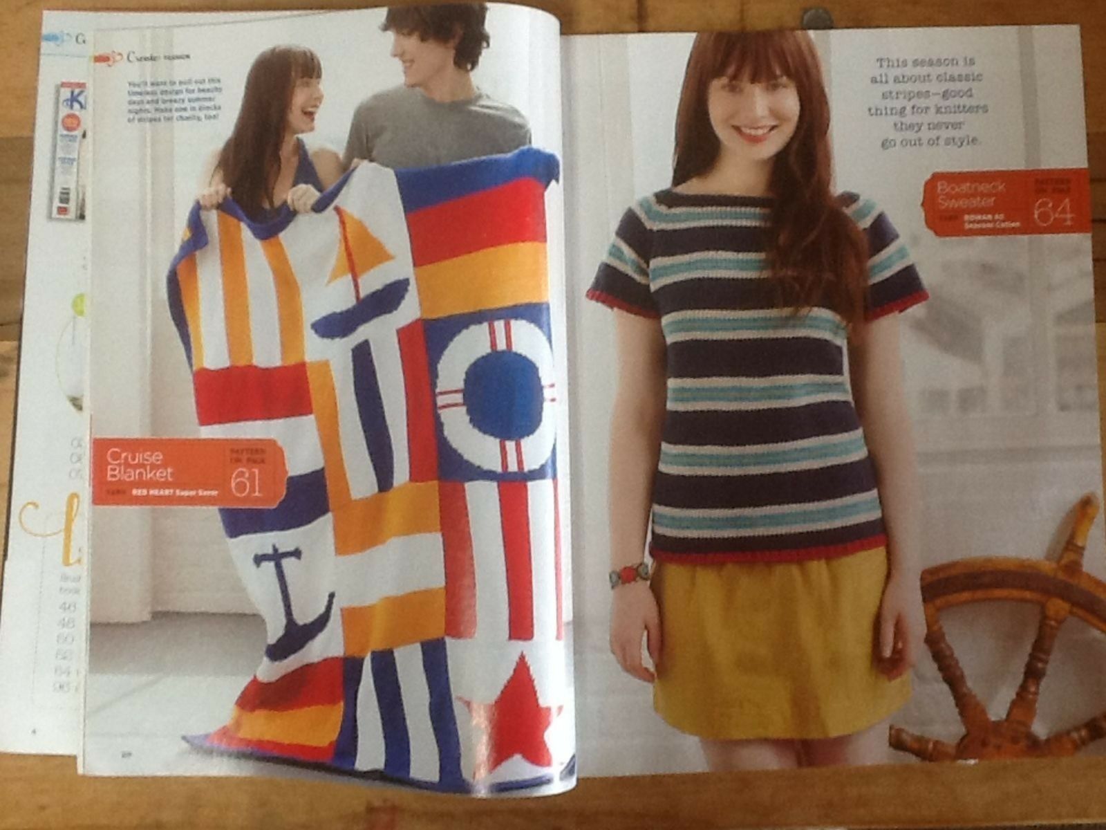 Knitting Today! Magazine June/July 2011 25+ Patterns Cast Away Nautical Knits - Image 7