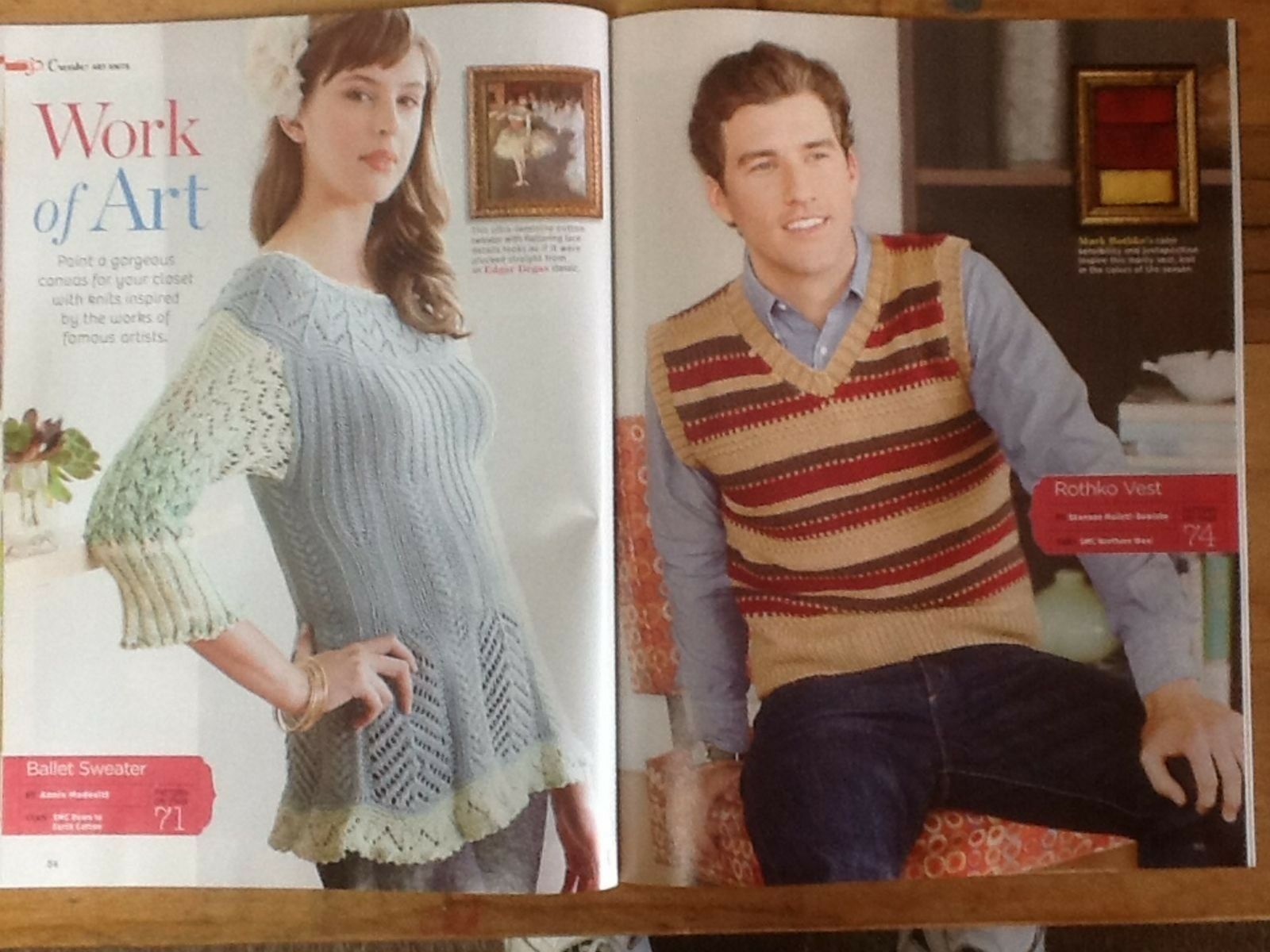 Knitting Today ! Magazine Aug/Sept 2011 25+ patterns Knit in Color Edward bear - Image 5
