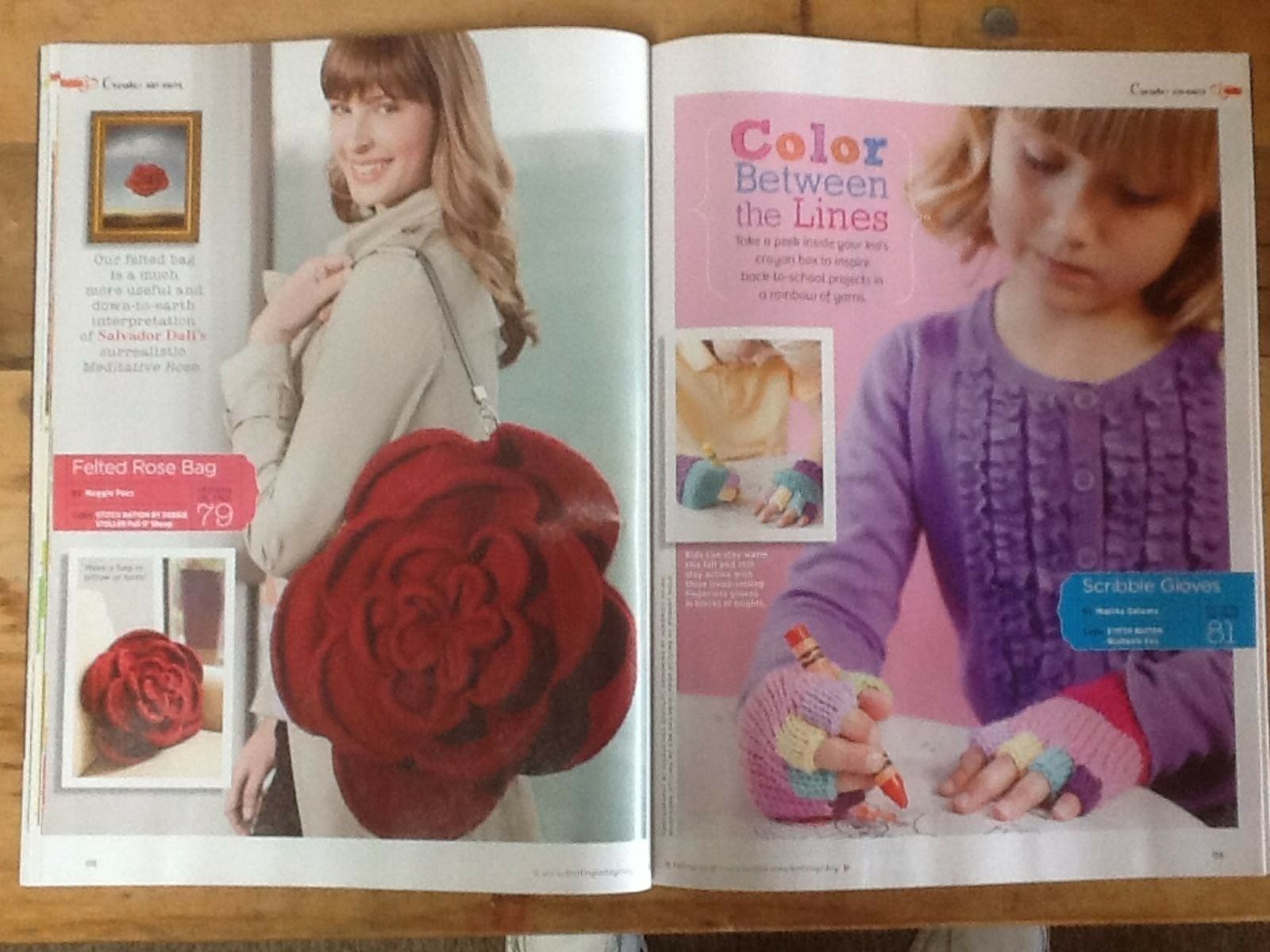 Knitting Today ! Magazine Aug/Sept 2011 25+ patterns Knit in Color Edward bear - Image 11