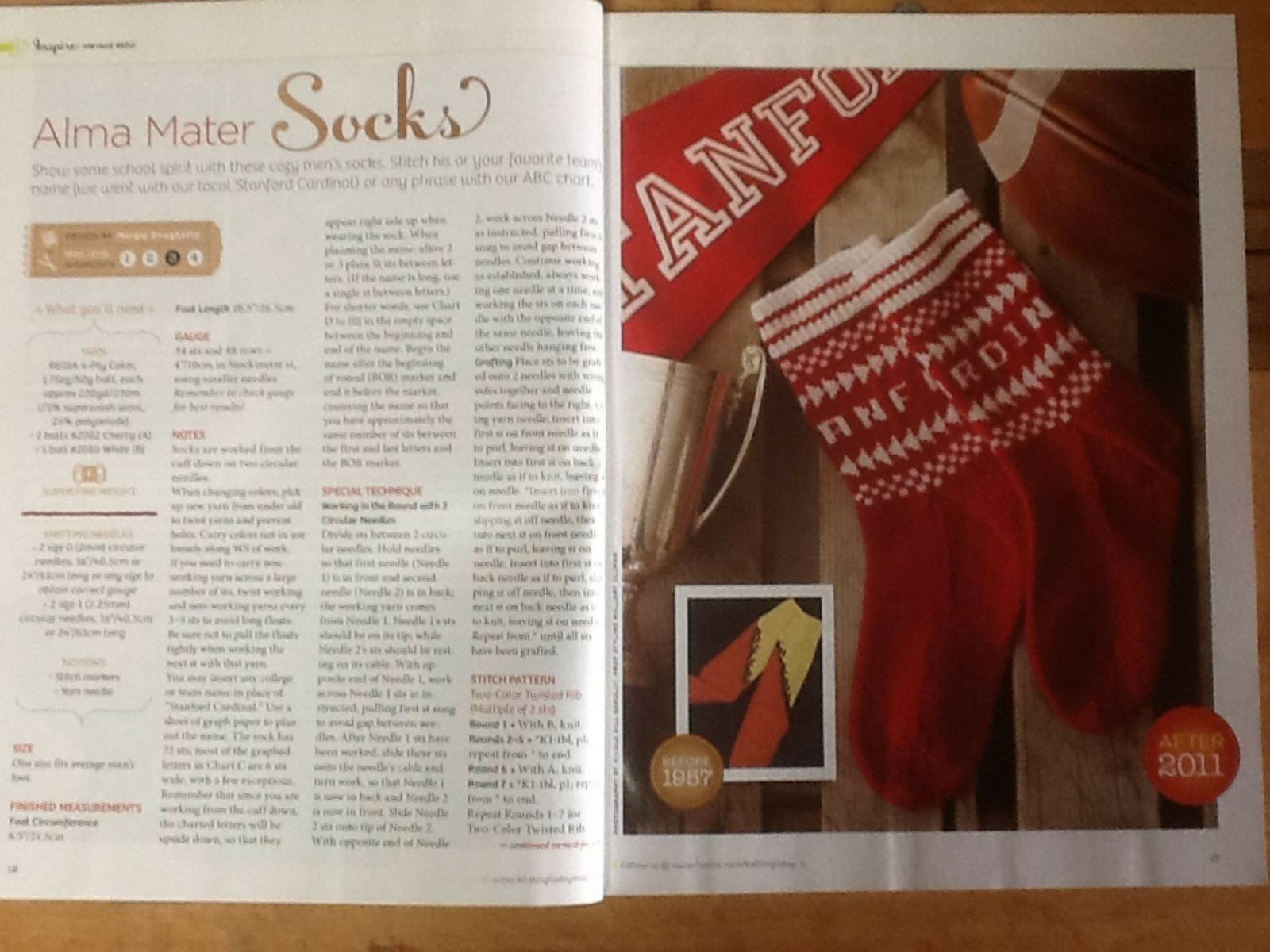 Knitting Today ! Magazine Aug/Sept 2011 25+ patterns Knit in Color Edward bear - Image 6